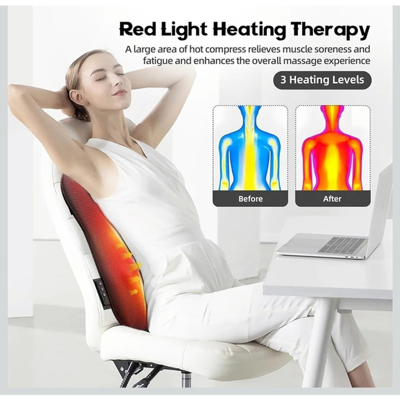 Walking Full Back Massager with Heat,Rechargeable Cordless Back Massager. - Picture 9 of 10